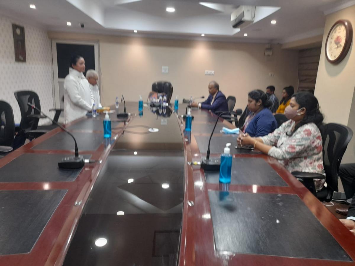 JIS Head Quarter with Mukherjee bhai from mt abu
