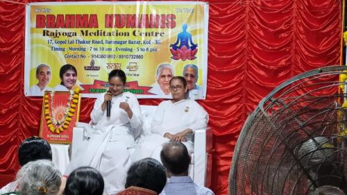 Flag Hoisting At Mahua Mata's Residence (1)