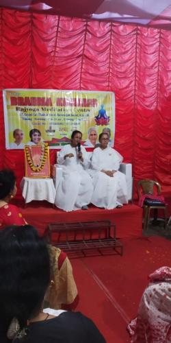 Flag Hoisting At Mahua Mata's Residence (3)