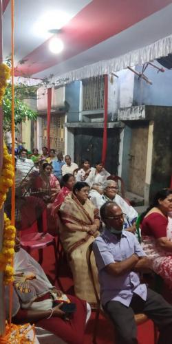 Flag Hoisting At Mahua Mata's Residence (5)