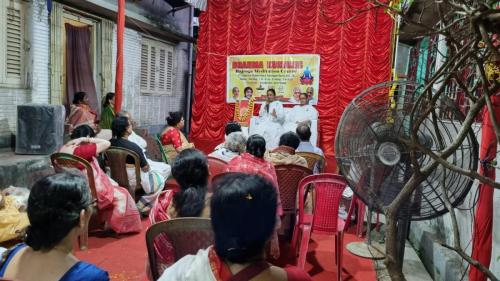 Flag Hoisting At Mahua Mata's Residence (6)