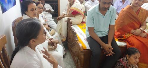 Flag Hoisting at Residence of BK Brother Shyamal (3)