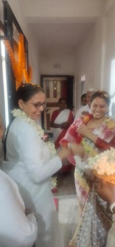 Flag Hoisting at Residence of BK Brother Shyamal (7)
