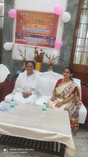 Stress Free Life through Rajyoga at GFS Branch organized by Women Welfare Association. (14)